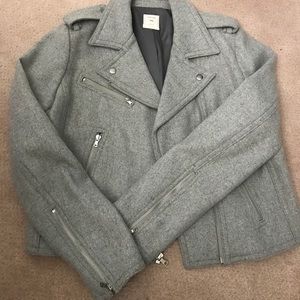 GAP gray wool short coat